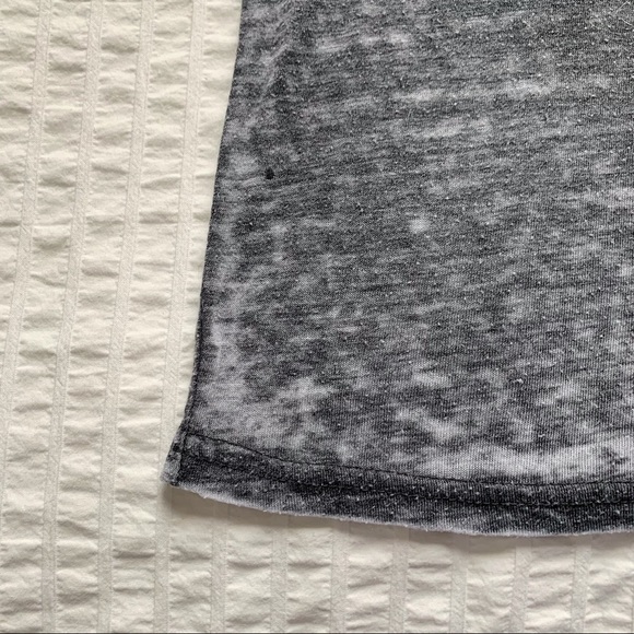Urban Outfitters Gray Mock Neck Distressed Top - Picture 6 of 7